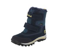 Winterboots TIMBERLAND "CHILLBERGMID HOOK & LOOP GORE-TEX SNOW BOOT", Mädchen, Gr. 34, blau (outerspace), Leder, Schuhe Winterboots, Snowboots, Winterstiefel, Winterschuhe, gefüttert, wasserdicht (265