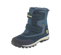 Winterboots TIMBERLAND "CHILLBERGMID HOOK & LOOP GORE-TEX SNOW BOOT", Mädchen, Gr. 36, blau (outerspace), Leder, Schuhe Winterboots, Snowboots, Winterstiefel, Winterschuhe, gefüttert, wasserdicht (278