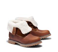 Winterboots TIMBERLAND "TIMBERLAND AUTHENTICMID WARM LINED WATERPROOF BOOT", Gr. 37,5, schwarz braun, Leder, Schuhe, Snowboots, Winterstiefel, Winterschuhe, wasserdicht und gefüttert, Topseller (82518