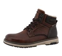 Winterboots TOM TAILOR, Herren, Gr. 41, braun (cognac), Lederimitat, Schuhe Winterboots, mit zusätzlichem Reißverschluss (50583260-41) cognac