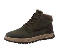 Winterboots TOM TAILOR, Herren, Gr. 41, grün (khaki), Lederimitat, Textil, Schuhe Winterboots, Schnürboots mit wasserabweisender TEX-Ausstattung (84293203-41) khaki