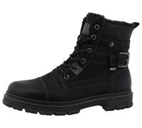 Winterboots TOM TAILOR, Herren, Gr. 42, schwarz, Lederimitat, Schuhe Winterboots, mit Tex-Ausstattung, Weite G (22591066-42) schwarz