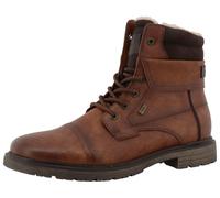 Winterboots TOM TAILOR, Herren, Gr. 43, braun (dunkelbraun), Lederimitat, used, Schuhe Winterboots, mit Tex-Ausstattung (27167929-43) dunkelbraun