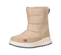 Winterboots TROLLKIDS "KIDS KONGSBERG WINTER BOOTS", Mädchen, Gr. 34, Fleece, sandstone, shadow blau, Synthetik, Textil, Schuhe Winterboots, mit profiliertem Laufsohlenprofil, wasserdicht (26286020-34