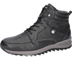 Winterboots WALDLÄUFER "HELLE", Herren, Gr. 8,5 (42,5), schwarz, Nappaleder, unifarben, Schuhe Winterboots, Komfortschuh, Schnürboots, Stiefelette in Bequemweite G (= weit) (11046609-8,5) schwarz