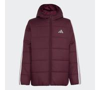 Winterjacke ADIDAS SPORTSWEAR "ESSENTIALS 3-STREIFEN GEFÜTTERTE", Kinder, Gr. 152, maroon, solar turbo, Obermaterial: 100% Polyester, normal, Jacken Winterjacke (19005141-152) maroon, solar turbo
