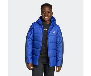 Winterjacke ADIDAS SPORTSWEAR "J ESS 3S JKT", Kinder, Gr. 176, blau (semi lucid blau, schwarz), Obermaterial: 100% Polyester, normal, Jacken Winterjacke (45434144-176) semi lucid blau, schwarz