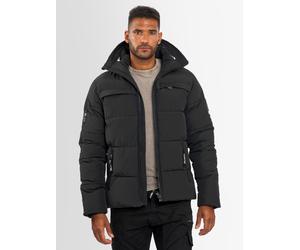 Winterjacke ALESSANDRO SALVARINI "ASDiego", Herren, Gr. XXL, schwarz, Obermaterial: 55% Baumwolle, 45% Polyamid. Innenseite: 100% Polyester, Jacken Winterjacke, mit extra hohem Kragen und vielen Tasch