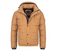 Winterjacke ALESSANDRO SALVARINI "ASFabiano" Gr. S, braun (macchiato) Herren Jacken Übergangsjacken mit warmem Teddyfell und abnehmbarer Kapuze (57197632-S)