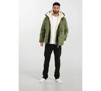 Winterjacke ALESSANDRO SALVARINI "ASFredii", Herren, Gr. S, grün (schwarz olive), Obermaterial: 100% Nylon. Futter: 100% Polyester. Wattierung: 100% Polyester. Ärmelfutter: 100% Polyester, Jacken Wint