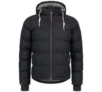 Winterjacke ALESSANDRO SALVARINI "ASGinio", Herren, Gr. M, blau (navy), Obermaterial: 100% Baumwolle. Innenseite: 100% Polyester, Jacken Winterjacke, mit abnehmbarer Kapuze (15616762-M) navy