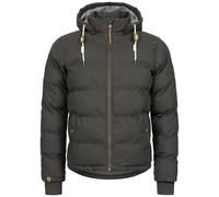 Winterjacke ALESSANDRO SALVARINI "ASGinio", Herren, Gr. S, grau (dunkelgrau), Obermaterial: 100% Baumwolle; Innenseite: 100% Polyester, Jacken Winterjacke, mit abnehmbarer Kapuze (61714101-S) dunkelgr