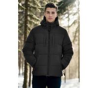 Winterjacke ALESSANDRO SALVARINI "ASKelvin", Herren, Gr. L, schwarz, Obermaterial: 100% Polyester, Innenseite: 100% Polyester, Jacken Winterjacke, innen komplett mit warmem Teddyfell (14296704-L) schw