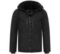 Winterjacke ALESSANDRO SALVARINI "ASMori", Herren, Gr. 3XL, schwarz, Obermaterial: 100% Polyester. Innenseite: 100% Polyester, Jacken Winterjacke, mit warmem Teddyfell (13741551-XXXL) schwarz