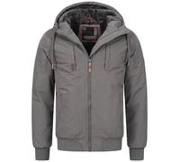 Winterjacke ALESSANDRO SALVARINI "ASWeighty", Herren, Gr. M, grau (dunkelgrau), Obermaterial: 100% Polyester. Innenseite: 100% Polyester. Futter: 100% Polyester, Jacken Winterjacke, mit weichem Teddyf