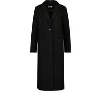 Winterjacke ALIFE & KICKIN "Damen DierdreAK A", Damen, Gr. XS, schwarz, 100% Polyester, schmal wadenlang, Umschlagsaum, Jacken Winterjacke, Klassischer Wintermantel in schmaler, gerader Passform und W