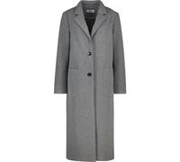 Winterjacke ALIFE & KICKIN "Damen DierdreAK A Winterjacke, Jacke", Damen, Gr. M, grau (quiet shade grau melange), 100% Polyester, schmal wadenlang, Umschlagsaum, Jacken Winterjacke, Klassischer Winter
