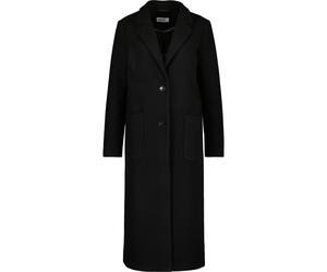 Winterjacke ALIFE & KICKIN "Damen DierdreAK A Winterjacke, Jacke", Damen, Gr. S, schwarz, 100% Polyester, schmal wadenlang, Umschlagsaum, Jacken Winterjacke, Klassischer Wintermantel in schmaler, gera