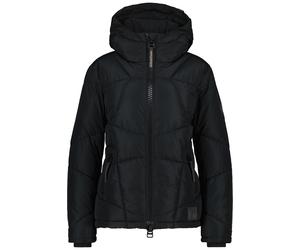 Winterjacke ALIFE & KICKIN "Damen KasandraAK A Winterjacke, gefütterte Jacke", Damen, Gr. L, moonless, 100% Polyester, Jacken Winterjacke, Kurze warme Jacke mit gefütterter Kapuze, in schmaler Passfor
