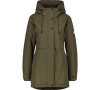 Winterjacke ALIFE & KICKIN "Damen MarlyAK A Winterjacke, Jacke", Damen, Gr. S, grün (olive drab), 100% Polyester, Jacken Winterjacke, Leicht taillierte Jacke mit Ärmelbündchen und Kapuze (98021302-S)
