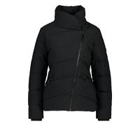 Winterjacke ALIFE & KICKIN "Damen NellAK A Winterjacke, Jacke", Damen, Gr. M, schwarz, 100% Polyester, normal hüftlang, Rippbündchen, Jacken Winterjacke, Figurbetont mit schrägem Reißverschluss und ho