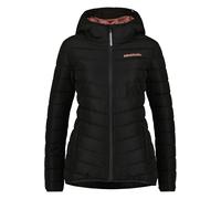 Winterjacke ALIFE & KICKIN "Damen RabeaAK A Winterjacke, gefütterte Jacke", Damen, Gr. M, schwarz (moonless), 100% Polyester, Jacken Winterjacke, Moderne Steppjacke mit gefütterter Kapuze in schmaler