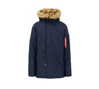 Winterjacke ALPHA INDUSTRIES "Explorer", Damen, Gr. XS, blau (rep.blau), Obermaterial: 53% Nylon, 47% Polyester; Futter: 100% Nylon; Füllung: 100% Polyester, Jacken Winterjacke (42245265-XS)