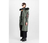 Alpha Industries Long Fishtail Field Jacket Größe L Grün