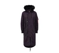 Alpha Industries Long Fishtail Field Jacket Größe M Pflaume