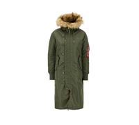 Alpha Industries Long Fishtail Jacket Grün S Frau (Herstellerartikelnummer: 198013-01-S)