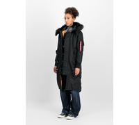 Alpha Industries Damen Jacke Long Fishtail Women Black-S