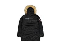 Alpha Industries N3B Airborne Fliegerparka schwarz, Größe S, Herren, Synthetik