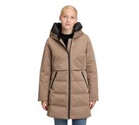 Winterjacke AMBER & JUNE "Damen mit Kapuze", Damen, Gr. 38, braun, Obermaterial: 100% Polyester; Besatz: 100% Polyamid; Futter: 100% Polyamid; Füllung: 100% Polyester / Füllung2: 80% Daunen, 20% Feder