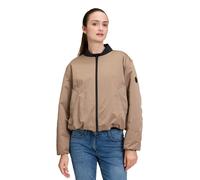 Winterjacke AMBER & JUNE "Damen mit Kragen", Damen, Gr. 42, braun, Obermaterial: 100% Polyester. Besatz: 100% Polyester. Futter: 100% Polyester, lässig geschnitten, Jacken Winterjacke (73385721-42) br