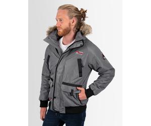 Winterjacke ARCTIC SEVEN "ASArthuro", Herren, Gr. S, grau, Obermaterial: 100% Polyester; Innenseite: 100% Polyester; Futter: 100% Polyester; Fellimitat: 100% Polyester, Jacken Winterjacke, mit abnehmb