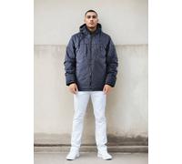Arctic Seven Herren Winterjacke (S-3XL) - 4 Taschen, Kapuze innen mit Teddyfell, hochschließender Kragen, Warme Jacke Männer - AS-426 (S, Navy)