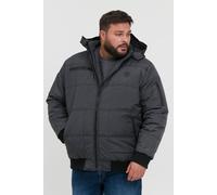 BLEND BHBoris Boris Herren Winterjacke Big & Tall Herrenjacke Jacke Große Größen bis 6xl Kapuze Reißverschlusstaschen Regular fit, Größe:4XL, Farbe:Black (194007)