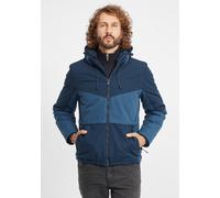 Winterjacke BLEND "BHFoma", Herren, Gr. XXL, blau (marineblaus), 100% Polyester, gemustert, regular fit normal, Rundhals, weit elastischer Bund, Jacken, Stilvolle Herren Winterjacke mit Kapuze (524066
