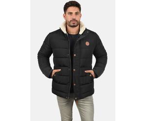 Winterjacke BLEND "BHFrederic", Herren, Gr. L, schwarz, 100% Polyester, unifarben, regular fit normal, ohne Ausschnitt, eingesetzt normaler offener Saum, Jacken Winterjacke, Warme Jacke mit abnehmbare