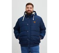Winterjacke BLEND "BHFrederico Big & Tall", Herren, Gr. 3XL, blau (marineblaus), 100% Polyester, unifarben, regular fit normal, ohne Ausschnitt, eingesetzt Rippbündchen, Jacken Winterjacke, Stilvolle
