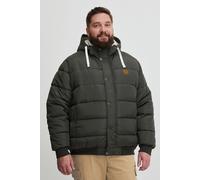 Winterjacke BLEND "BHFrederico Big & Tall", Damen, Gr. 3XL, grau (phantom grau), 100% Polyester, unifarben, regular fit normal, ohne Ausschnitt, eingesetzt Rippbündchen, Jacken Winterjacke, Stilvolle 