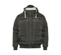 Winterjacke BLEND "BHFrederico Big & Tall", Damen, Gr. 3XL, grau (phantom grau), 100% Polyester, unifarben, regular fit normal, ohne Ausschnitt, eingesetzt Rippbündchen, Jacken Winterjacke, Stilvolle 