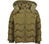 Steppjacke BLUE SEVEN, Jungen, Gr. 110, grün (oliv), Web, Obermaterial: 100% Polyester, unifarben, Basic normal, Jacken Steppjacke, Kunstfaser (17032611-110) oliv