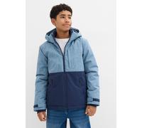 wattierte Winterjacke im Colourblocking mit Kapuze 164/170