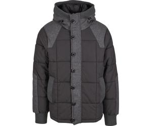 Winterjacke BRANDIT "Brandit Brandit Men Garret Jacket", Herren, Gr. M, schwarz, antracite, 78% Baumwolle, 22% Polyamid, unifarben, normal, ohne Ausschnitt, Jacken Winterjacke (84501755-M) schwarz, an