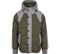 Winterjacke BRANDIT "Brandit Brandit Men Garret Jacket", Herren, Gr. XL, grün (olive, grau), 78% Baumwolle, 22% Polyamid, unifarben, normal, ohne Ausschnitt, Jacken Winterjacke (38486648-XL) olive, gr