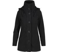 Brandit Damen Kvinder firkantet fleece jakke Mantel, Schwarz, XS EU
