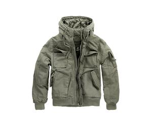 Winterjacke BRANDIT "Brandit Herren Bronx Winter Jacket", Herren, Gr. S, grün (olive), 100% Baumwolle, unifarben, normal, ohne Ausschnitt, Jacken Winterjacke (97935307-S) olive