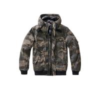Winterjacke BRANDIT "Brandit Herren Bronx Winter Jacket", Herren, Gr. XL, grün (schwarzcamo), 100% Baumwolle, unifarben, normal, ohne Ausschnitt, Jacken Winterjacke (76130238-XL) schwarzcamo