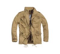 Winterjacke BRANDIT "Brandit Herren M-65 Giant Jacket", Herren, Gr. 4XL, camel, 100% Baumwolle, mehrfarbig, oversize, amerikanischer Ausschnitt, Jacken Winterjacke (68174437-4XL) camel